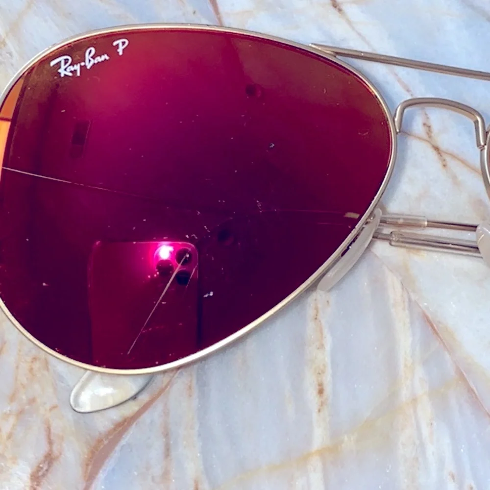Ray-Ban Aviator Sunglasses Mirror Large 3025 Orange 58-14‎